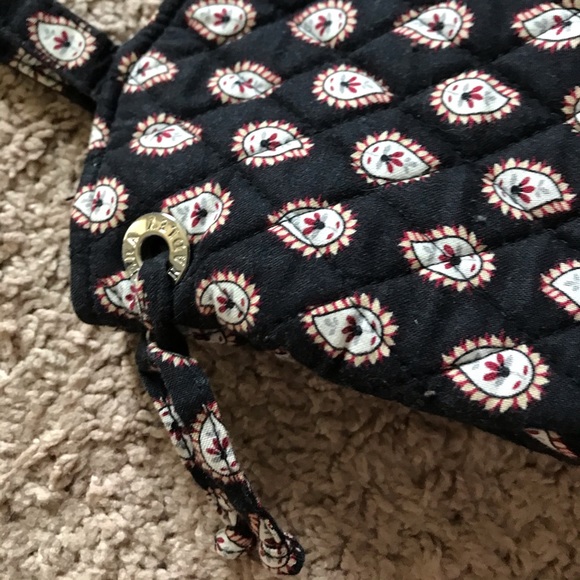 Vera Bradley black and white patterned purse - Picture 8 of 13